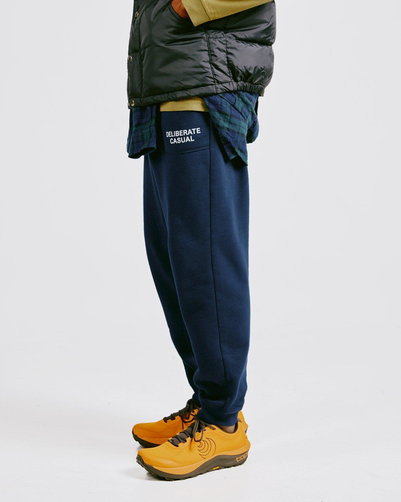 Deliberate Casual Step-Up Sweatpants / Midnight Navy Product Image