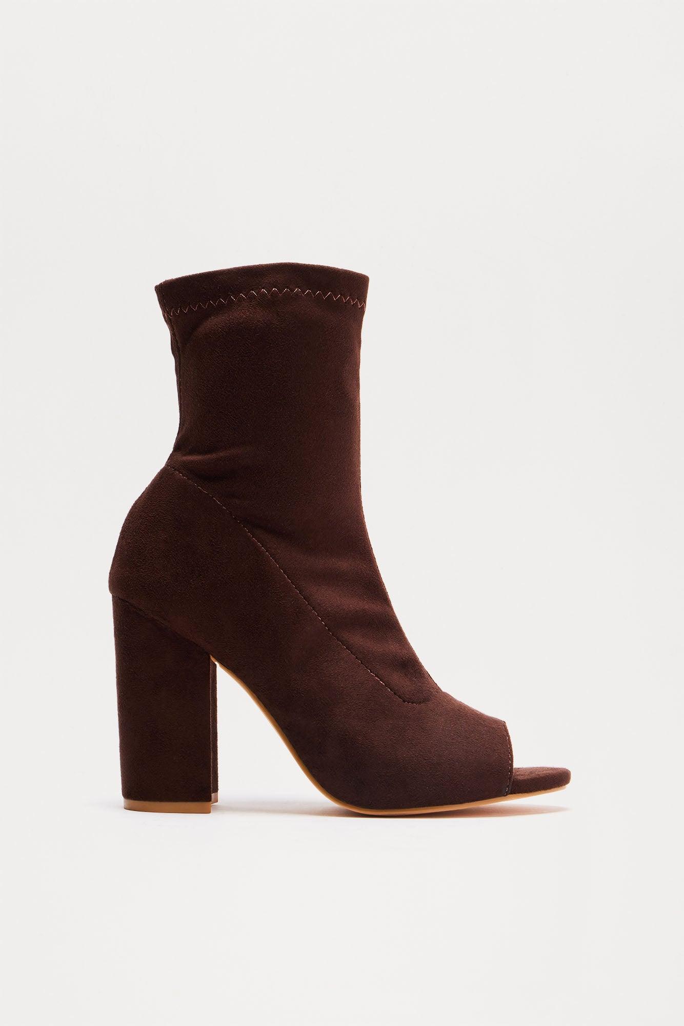 Step Into The Light Booties - Chocolate product image