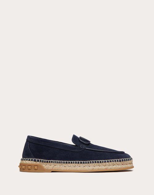 LEISURE FLOWS ESPADRILLES IN SPLIT LEATHER Product Image