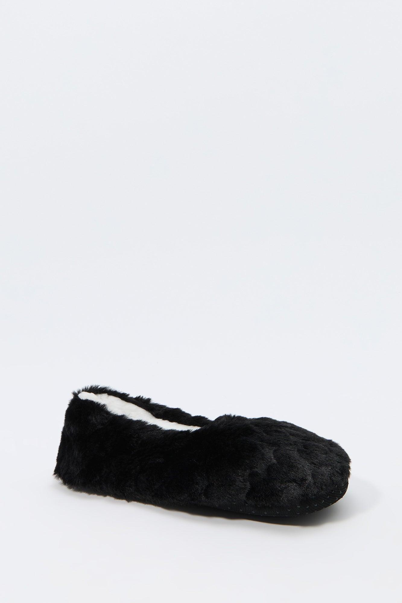 Faux-Fur Ballerina Slipper Female Product Image