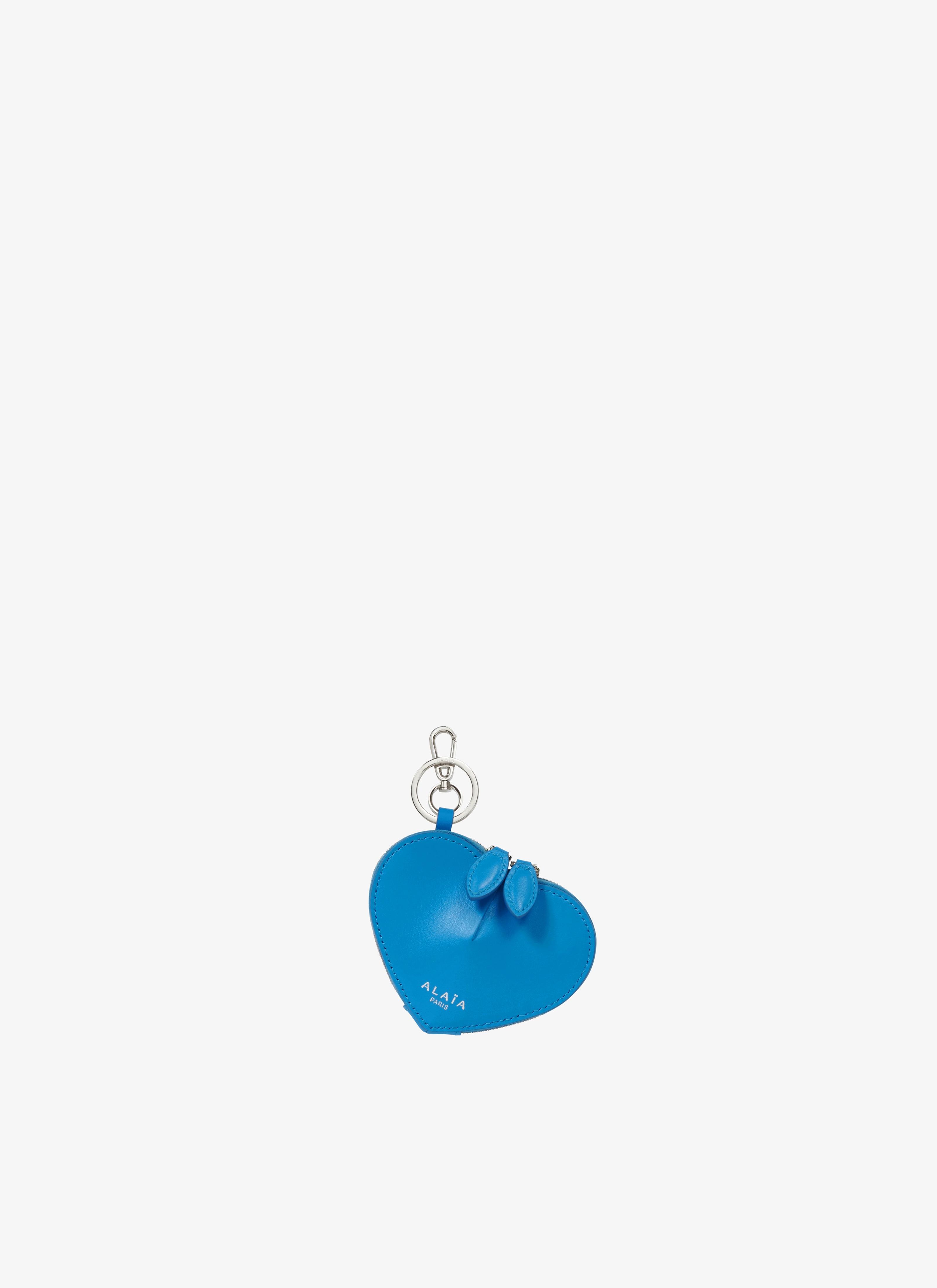 Blue LE CŒUR COIN PURSE IN CALFSKIN Product Image