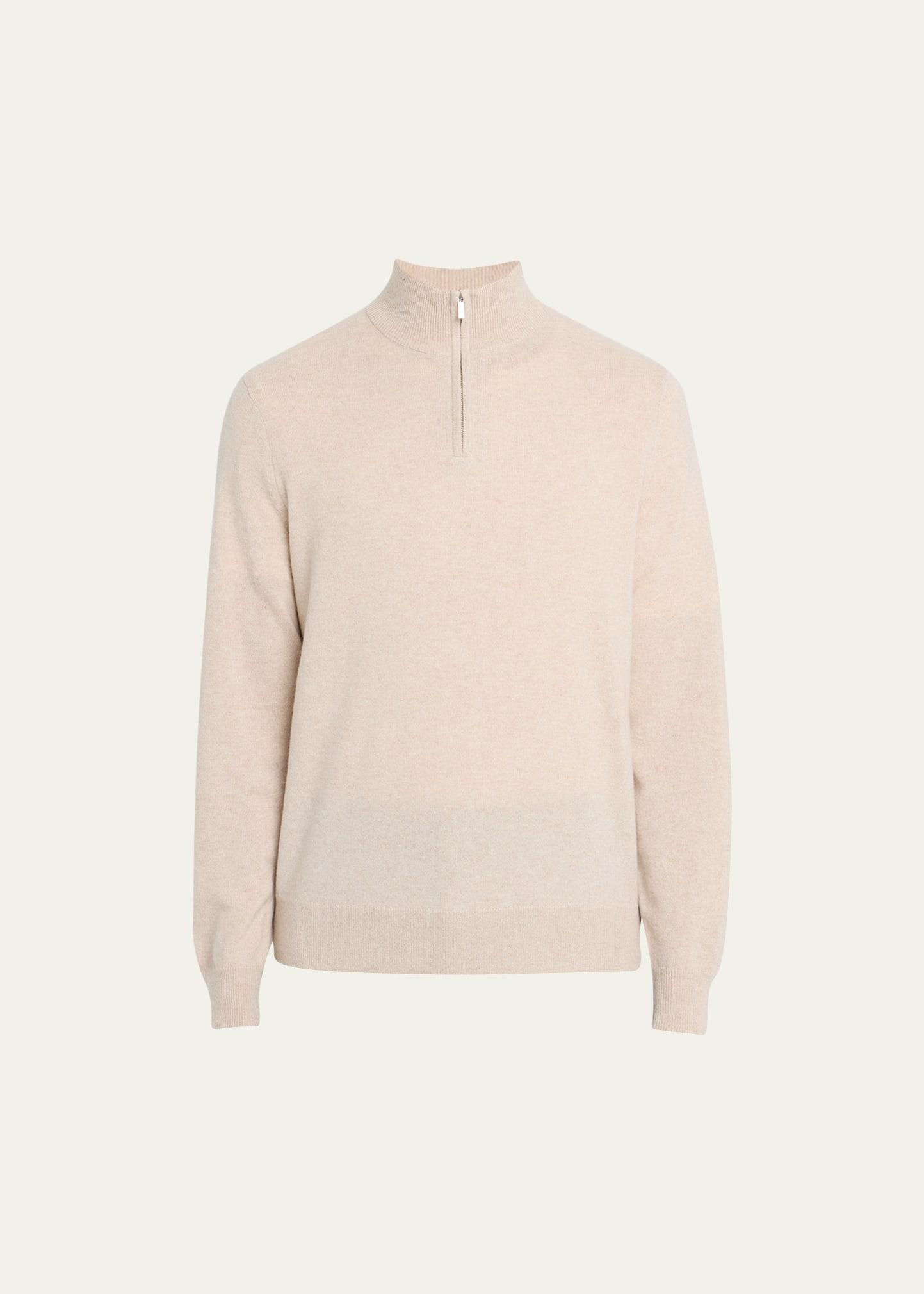 Men's Hilles Quarterzip in Cashmere Product Image