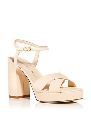 Stuart Weitzman Womens Dayna Crisscross Platform Sandals Product Image