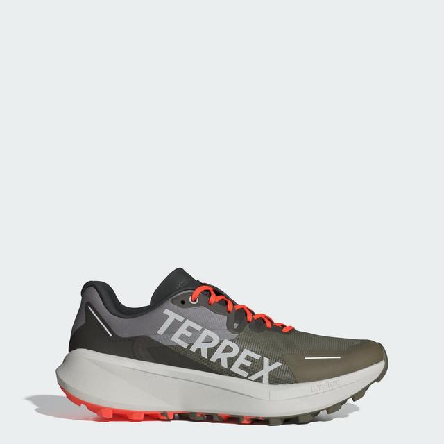 adidas Terrex Agravic 3 Trail Running Shoes Semi Impact Orange 9 Mens Product Image