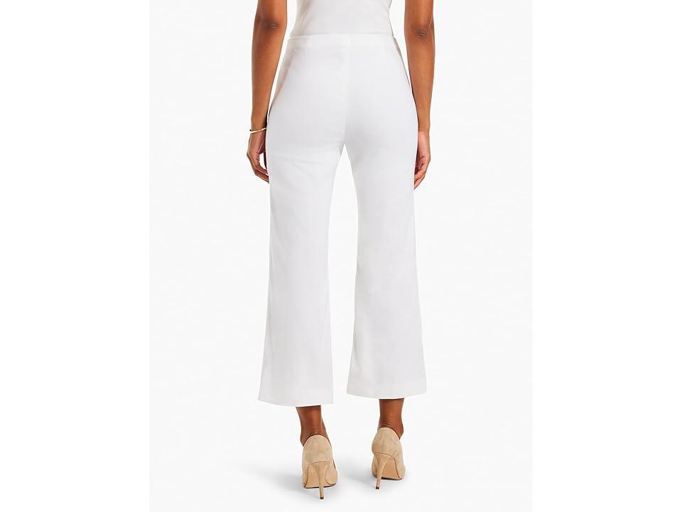 NIC+ZOE Polished Wonderstretch Wide-Leg Crop (Paper ) Women's Casual Pants Product Image