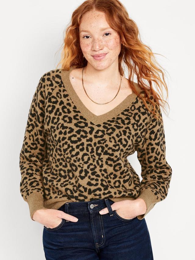 SoSoft V-Neck Cocoon Sweater for Women Product Image