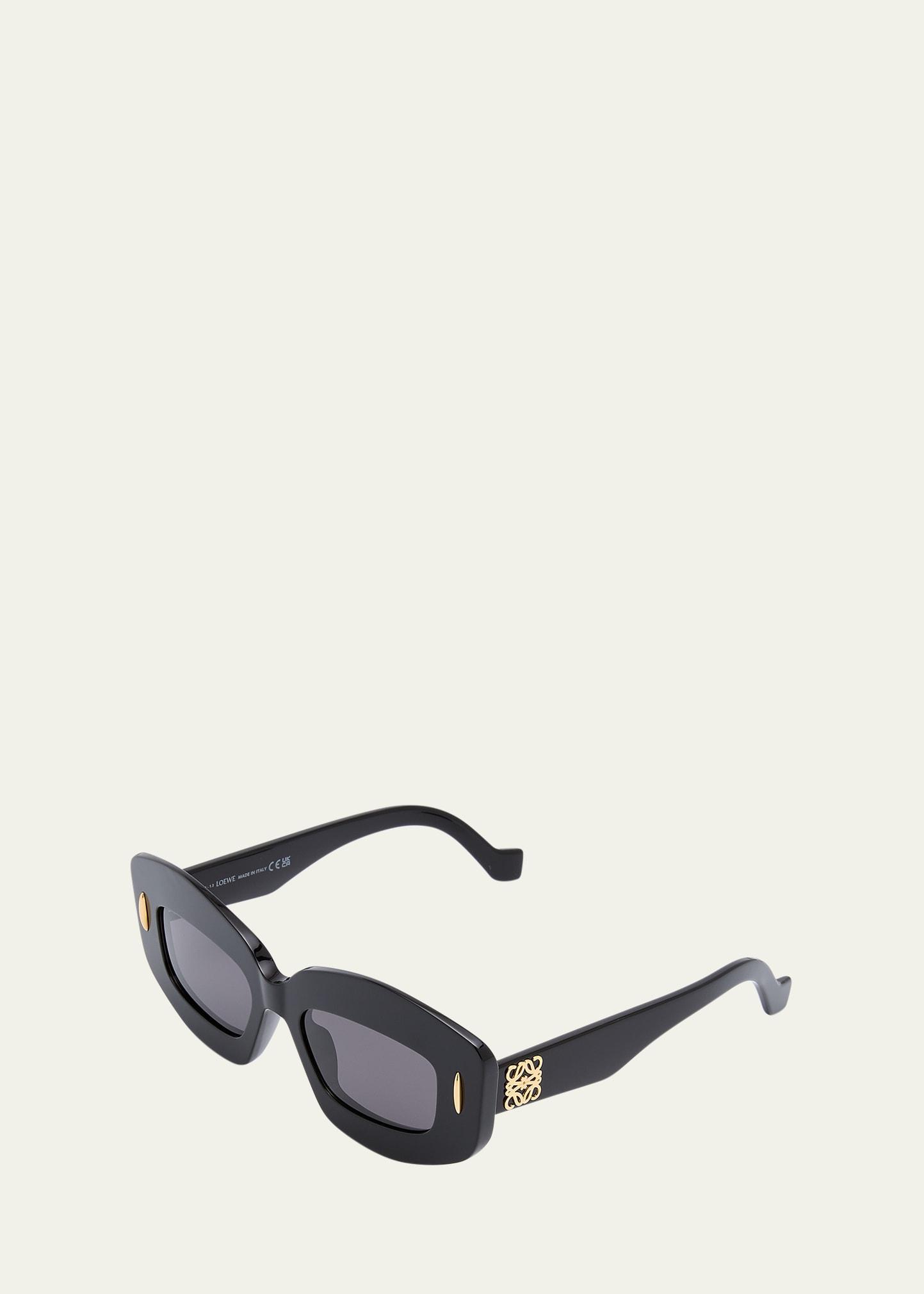 Loewe Silver Screen 49mm Rectangular Sunglasses Product Image