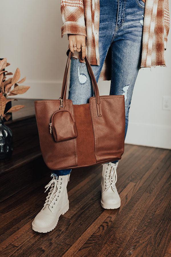 Bucket List Faux Leather Tote Product Image