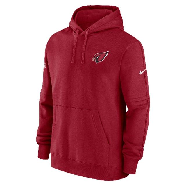 NIKE Arizona Cardinals Sideline Club Menâs  Men's Nfl Pullover Hoodie In Red Product Image