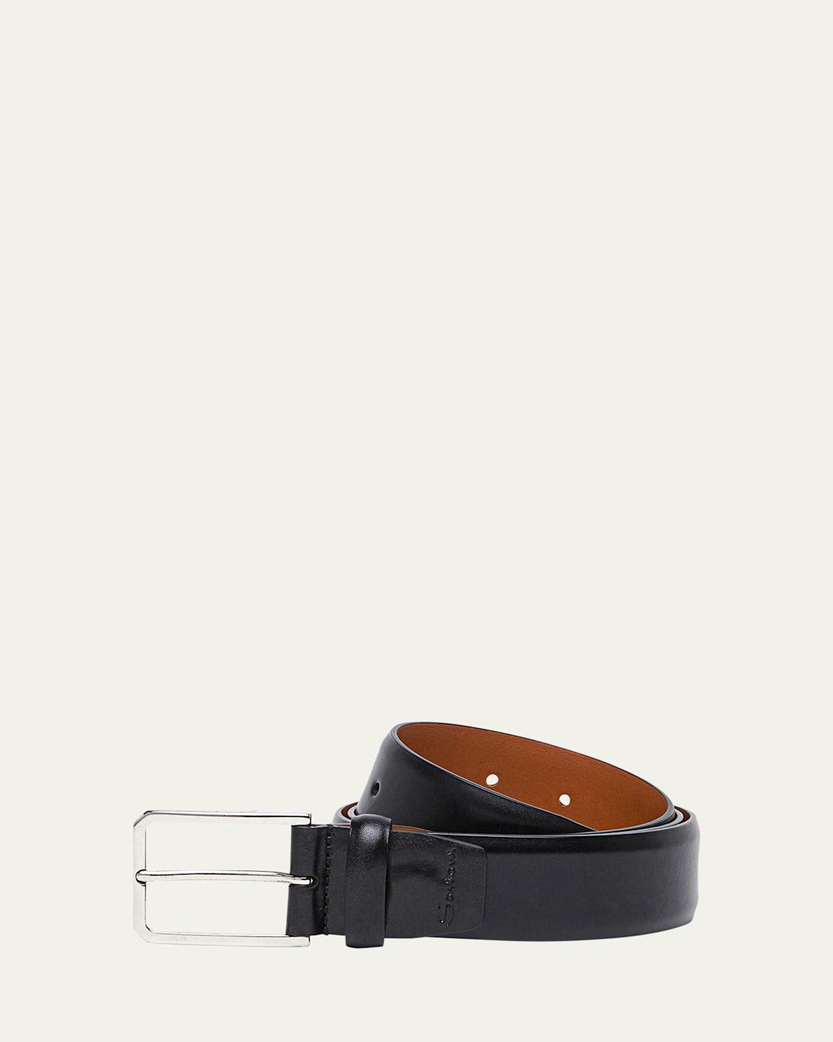 Mens Leather Belt, 35mm Product Image