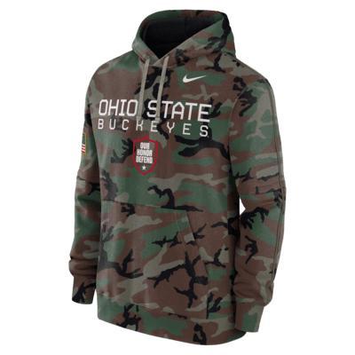 Ohio State Buckeyes Military Appreciation Club Men’s Nike College Pullover Hoodie Product Image