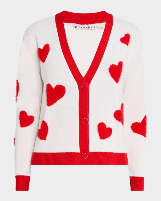 Bradley Heart Wool-Blend Cardigan Product Image