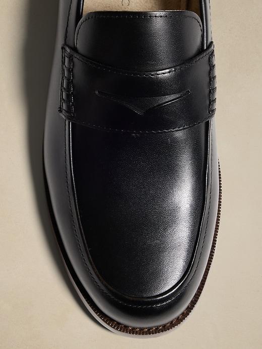 Leather Penny Loafer Product Image