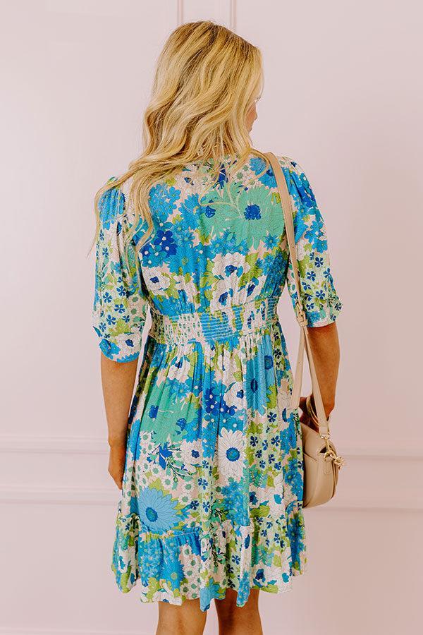 Buzz Of The Town Floral Babydoll Dress Product Image