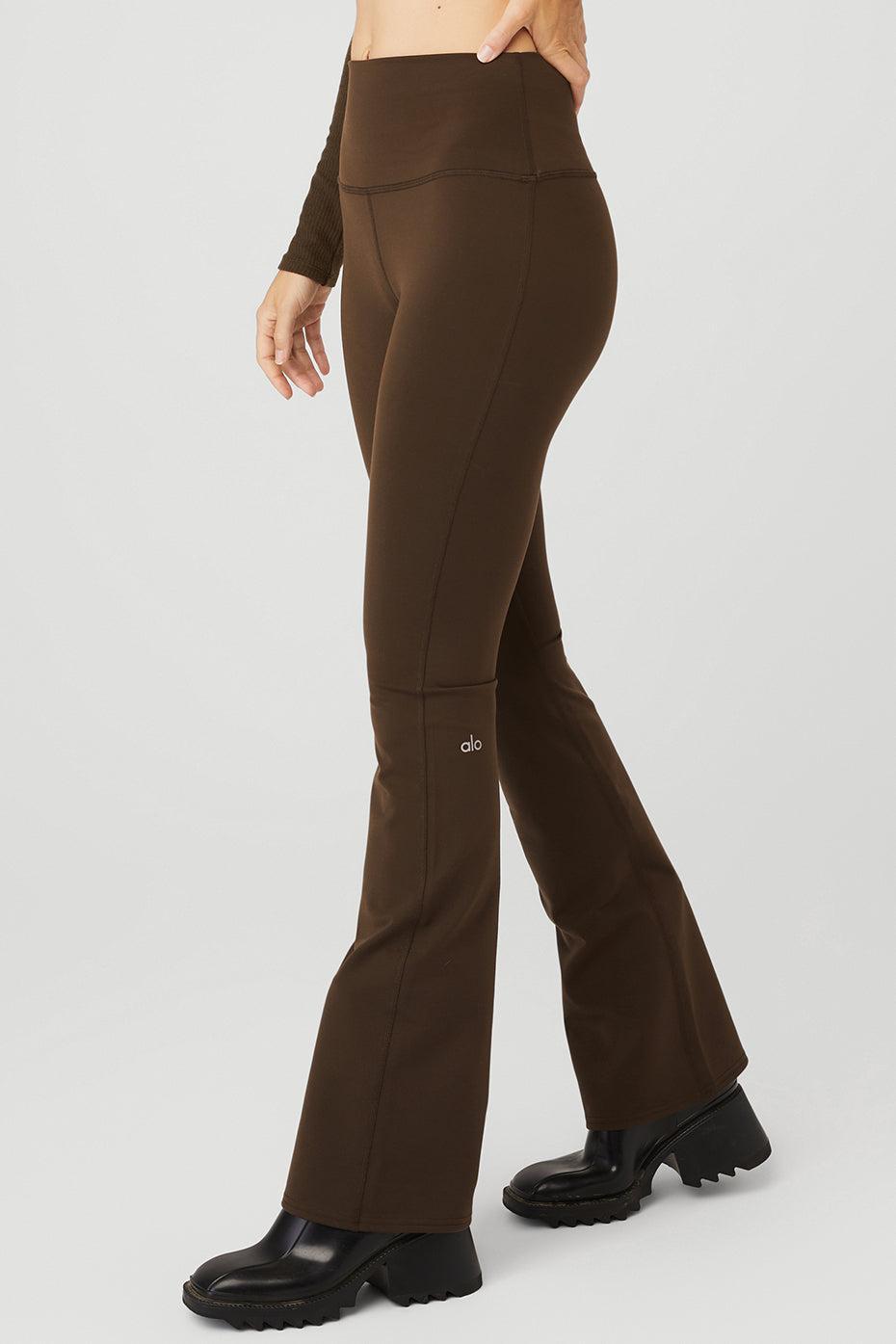 Airbrush High-Waist Bootcut Legging - Espresso Female Product Image