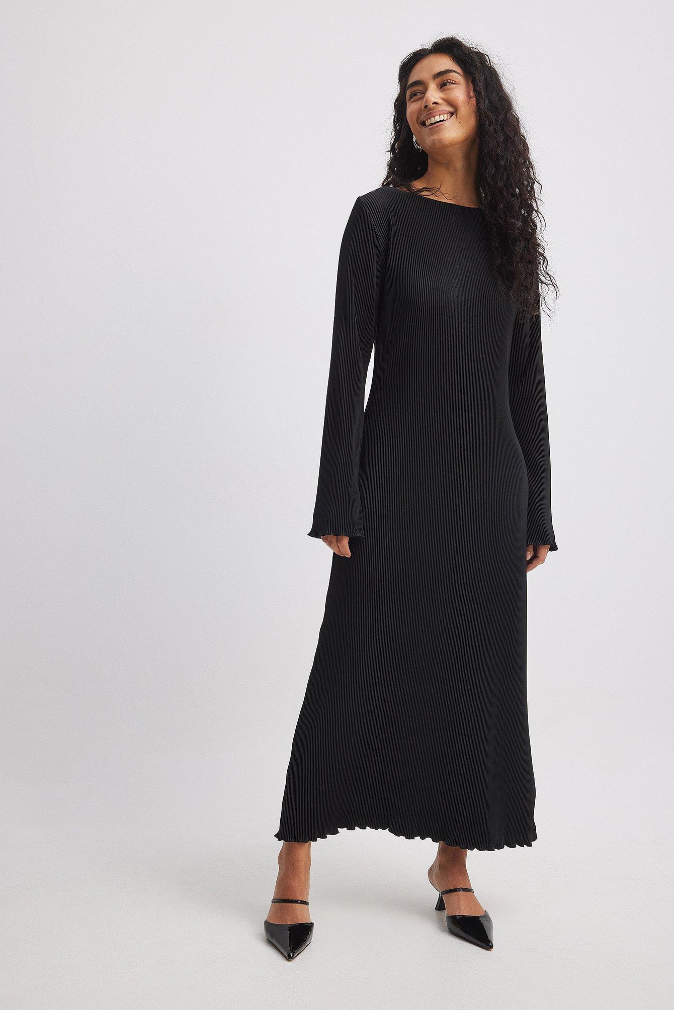 Pleated Midi Dress Product Image