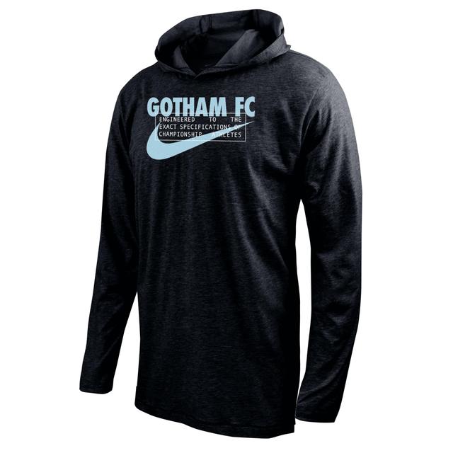 Gotham FC Nike Men's Soccer Long-Sleeve Hooded T-Shirt Product Image