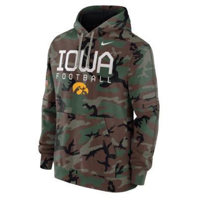 Iowa Hawkeyes Military Appreciation Club Men’s Nike College Pullover Hoodie Product Image