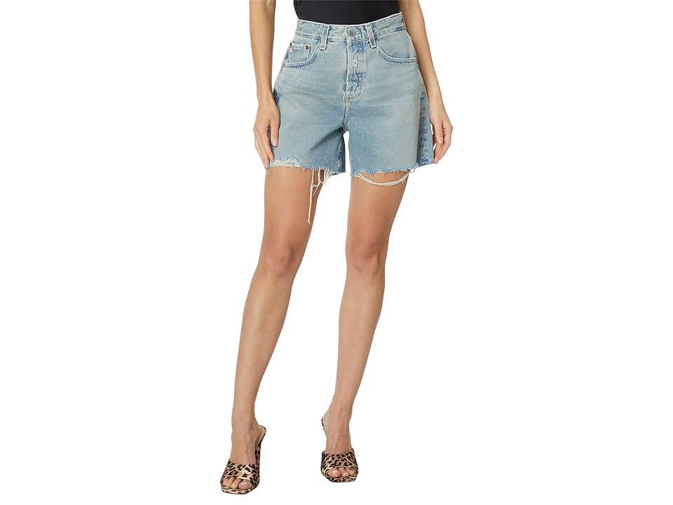 AG Jeans Clove Shorts High-Rise Baggy Fit in 21 Years Road Trip (21 Years Road Trip) Women's Shorts Product Image