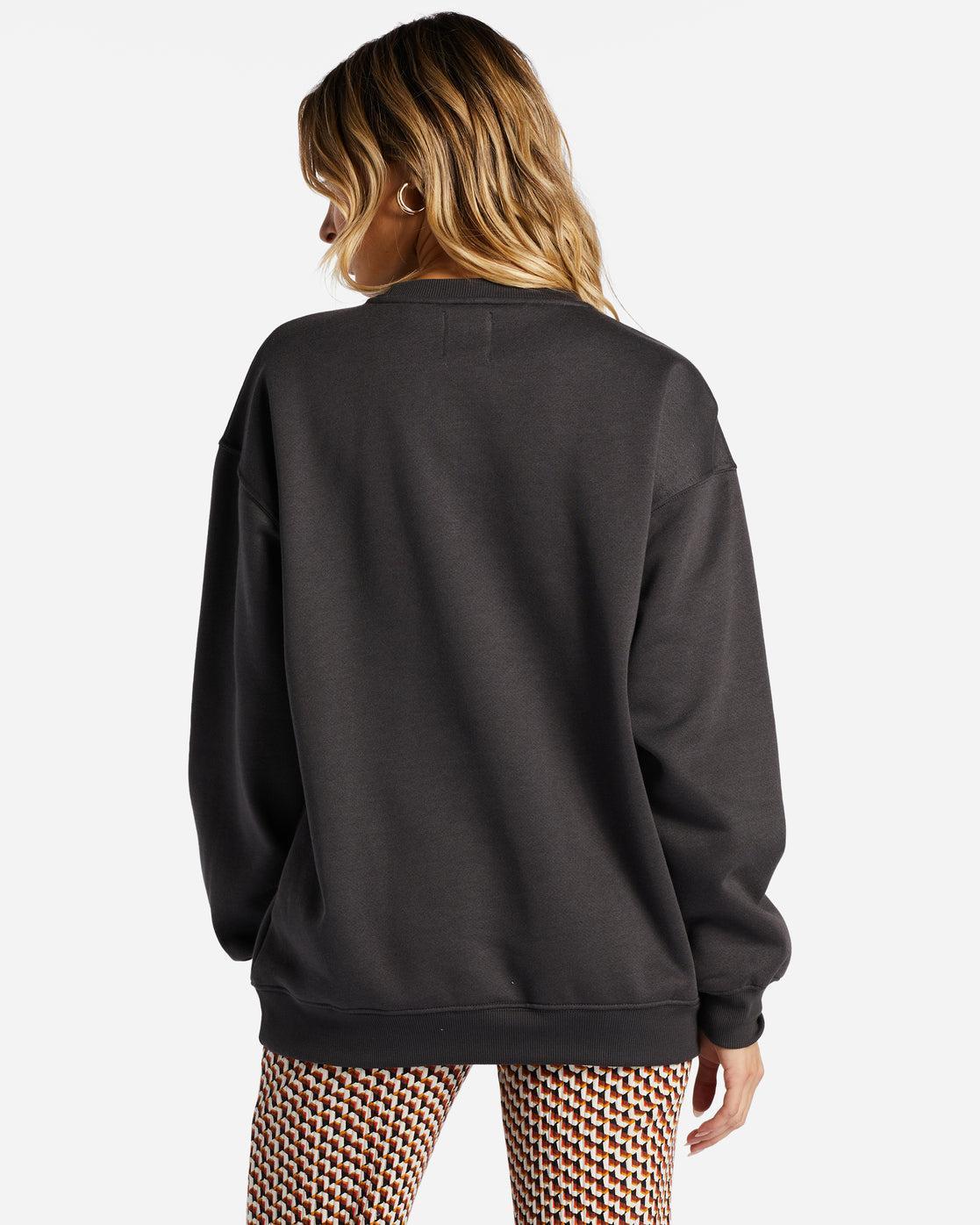 Energy And Wisdom Sweatshirt - Off Black Female Product Image