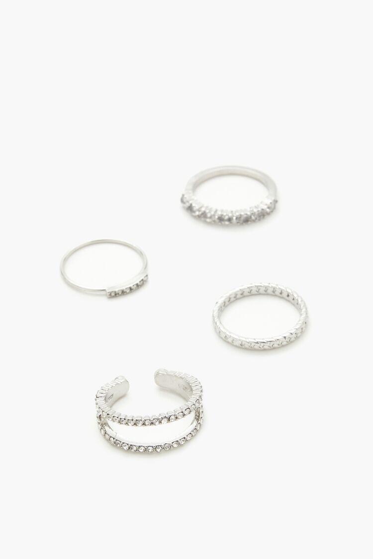 Rhinestone Ring Set | Forever 21 Product Image