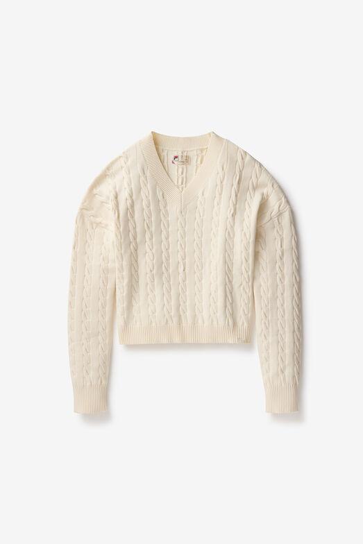 Baseline Chunky V-Neck Sweater Product Image