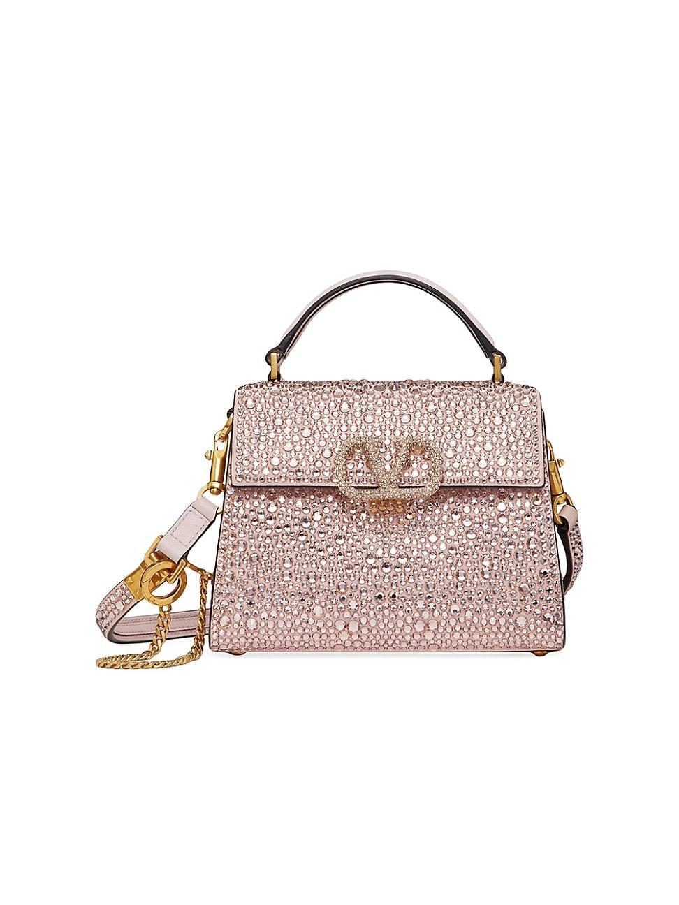 Womens VSling Mini Top Handle Handbag With Sparkling Embroidery Product Image