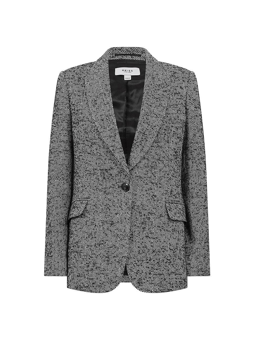 Reiss Bonnie Herringbone Blazer Product Image