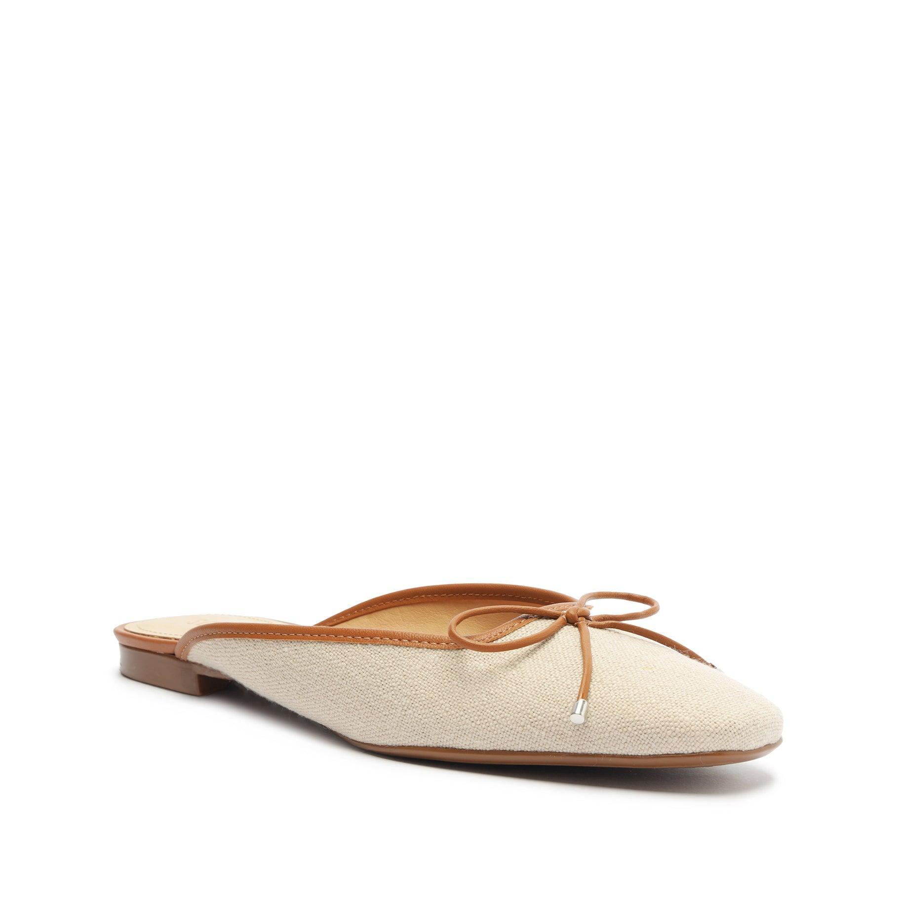 Arissa Linen Flat Mule Female Product Image