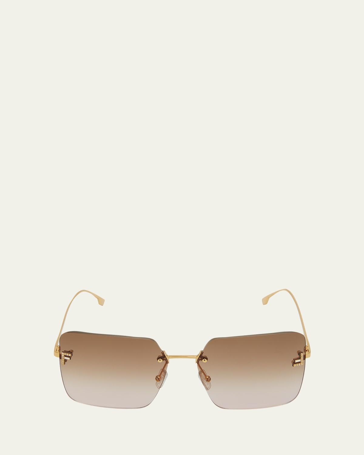 Womens 59MM Square Sunglasses Product Image