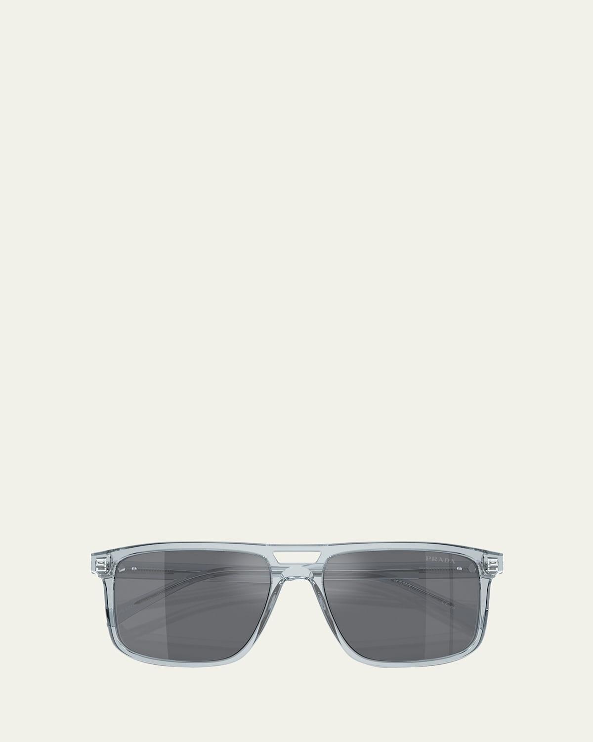 Mens Acetate Rectangle Sunglasses Product Image