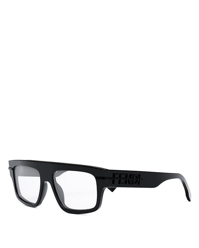 Mens Ophtalmic 54MM Rectangular Sunglasses Product Image