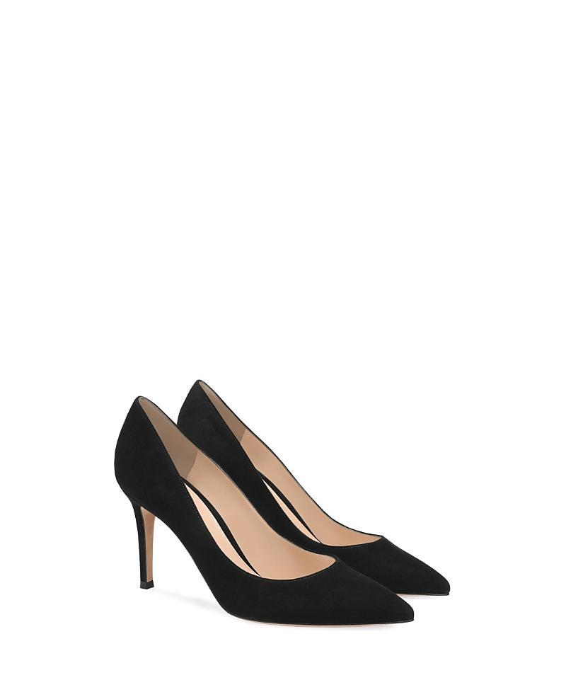 Gianvito Rossi Womens Gianvito 85 Pointed Toe High Heel Pumps Product Image