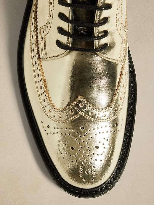 Luisa Metallic Leather Oxford Product Image