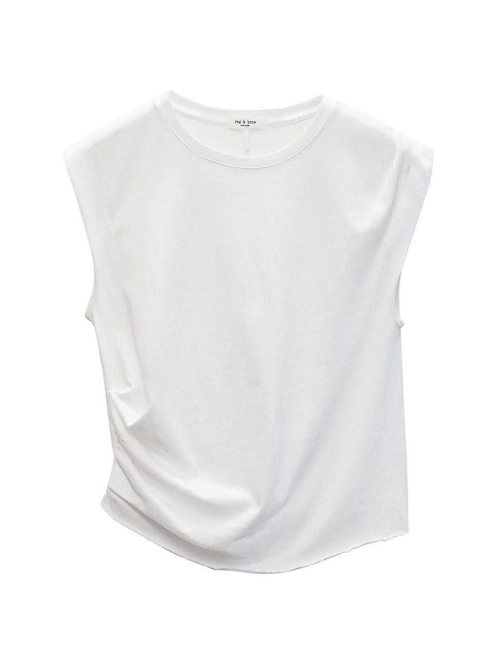 Womens Mica Cropped Tank Top Product Image