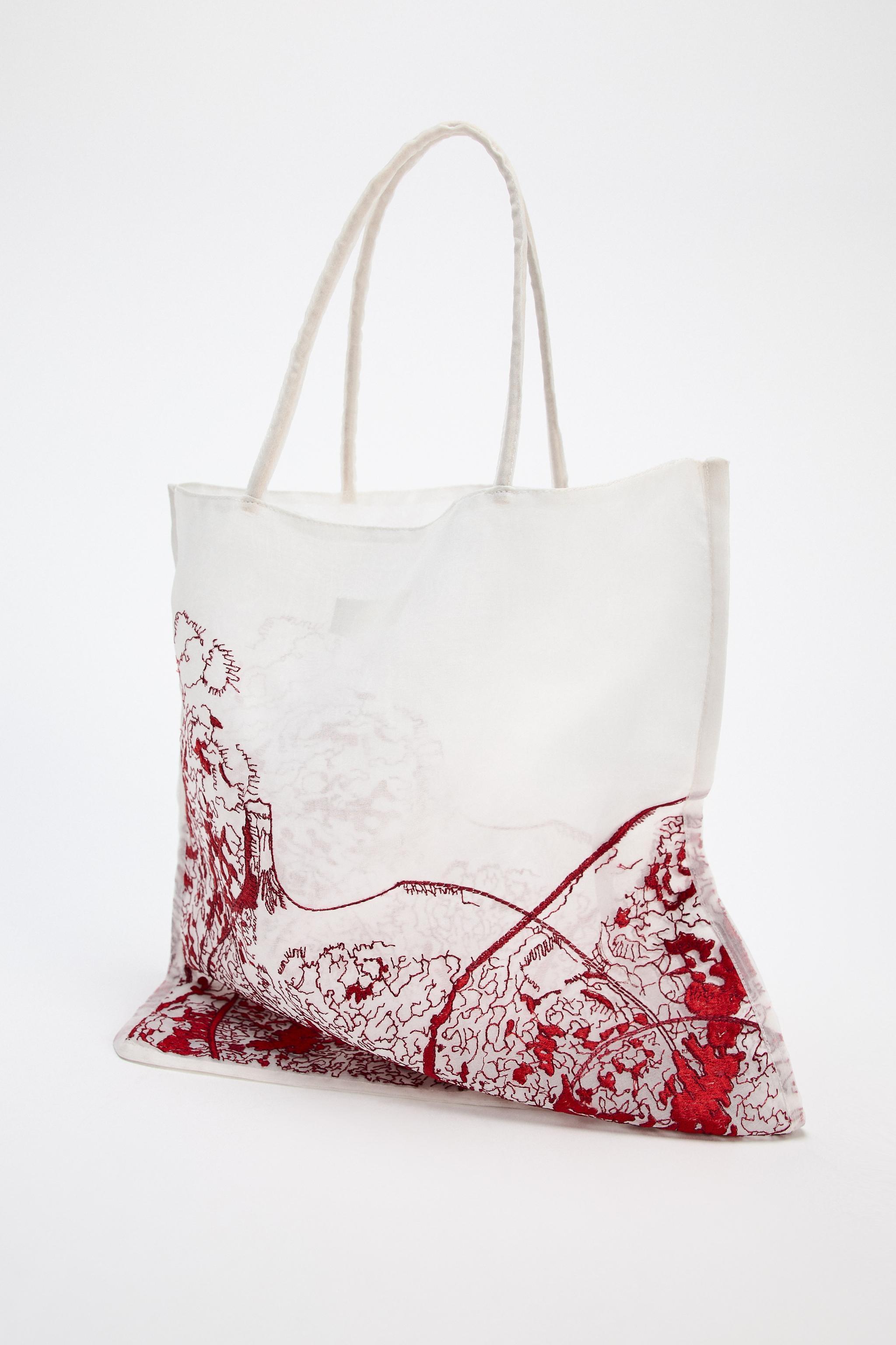 EMBROIDERED FABRIC BAG Product Image