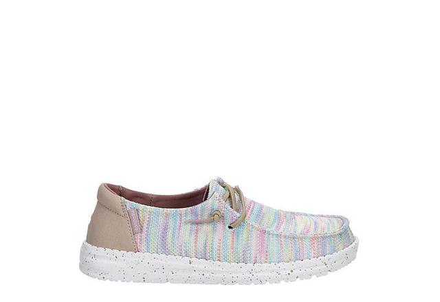 Hey Dude Womens Wendy Sox Aurora Slip On Casual Shoes -AURORA WHITE Product Image