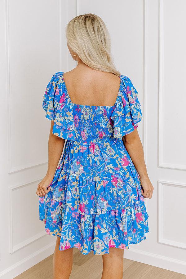 Keep It Chic Floral Mini Dress Product Image