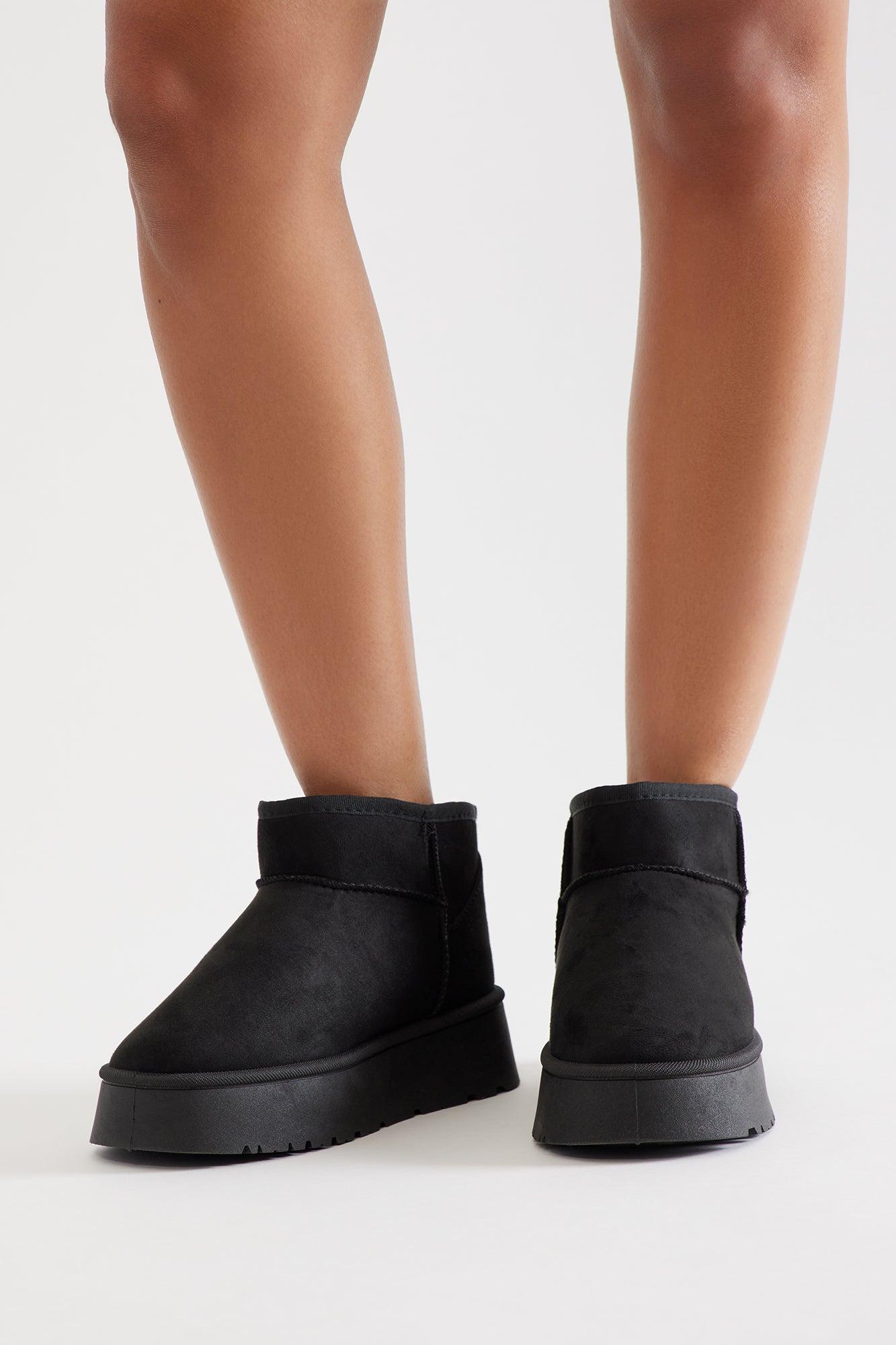 Frosted Booties - Black Product Image