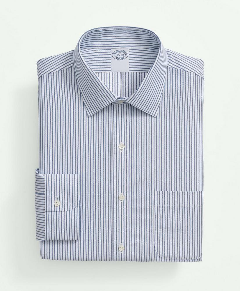 Brooks Brothers Explorer Collection Non-Iron Twill Ainsley Collar, Stripe Dress Shirt Product Image