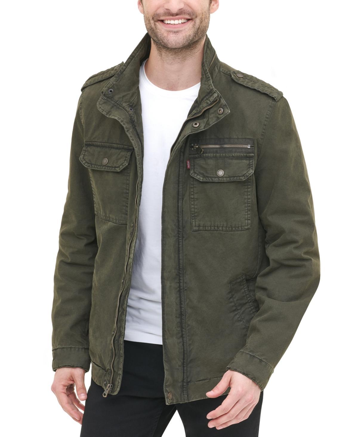 levis Washed Cotton Utility Jacket Product Image