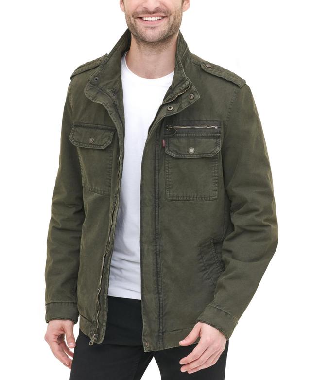 Levis Mens Cotton Zip-Front Jacket Product Image