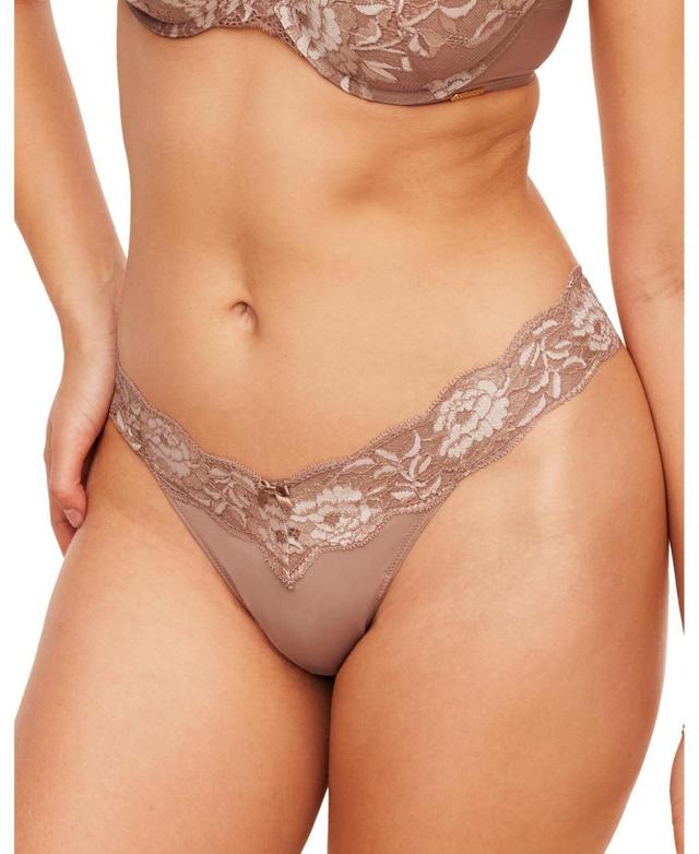 Adore Me Womens Jaya Thong Panty beige Product Image