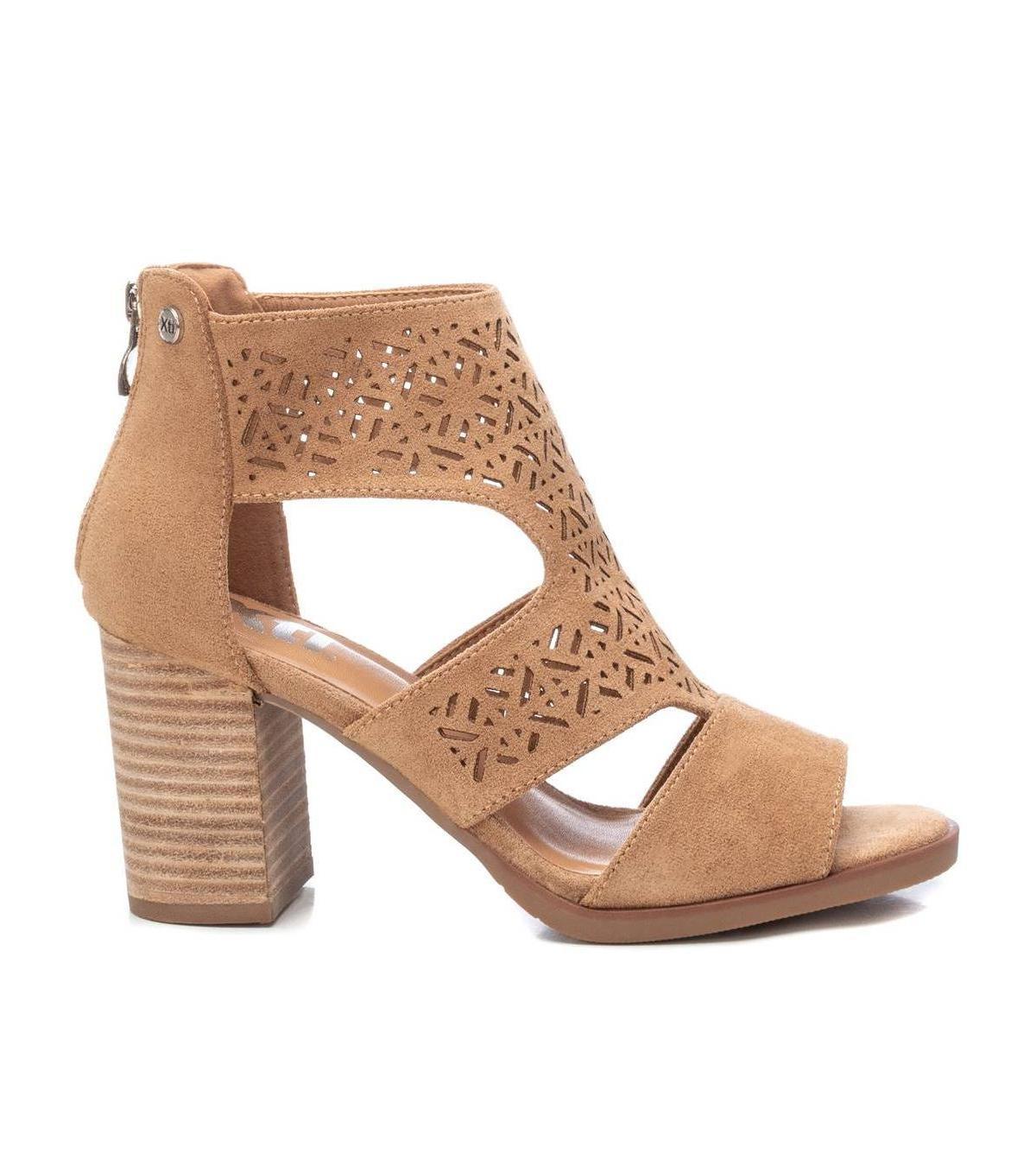 Womens Suede Sandals By Xti, 14139202 Light Brown Product Image