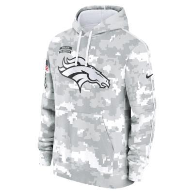 Denver Broncos Salute to Service Primary Edge Club Men's Nike NFL Pullover Hoodie Product Image