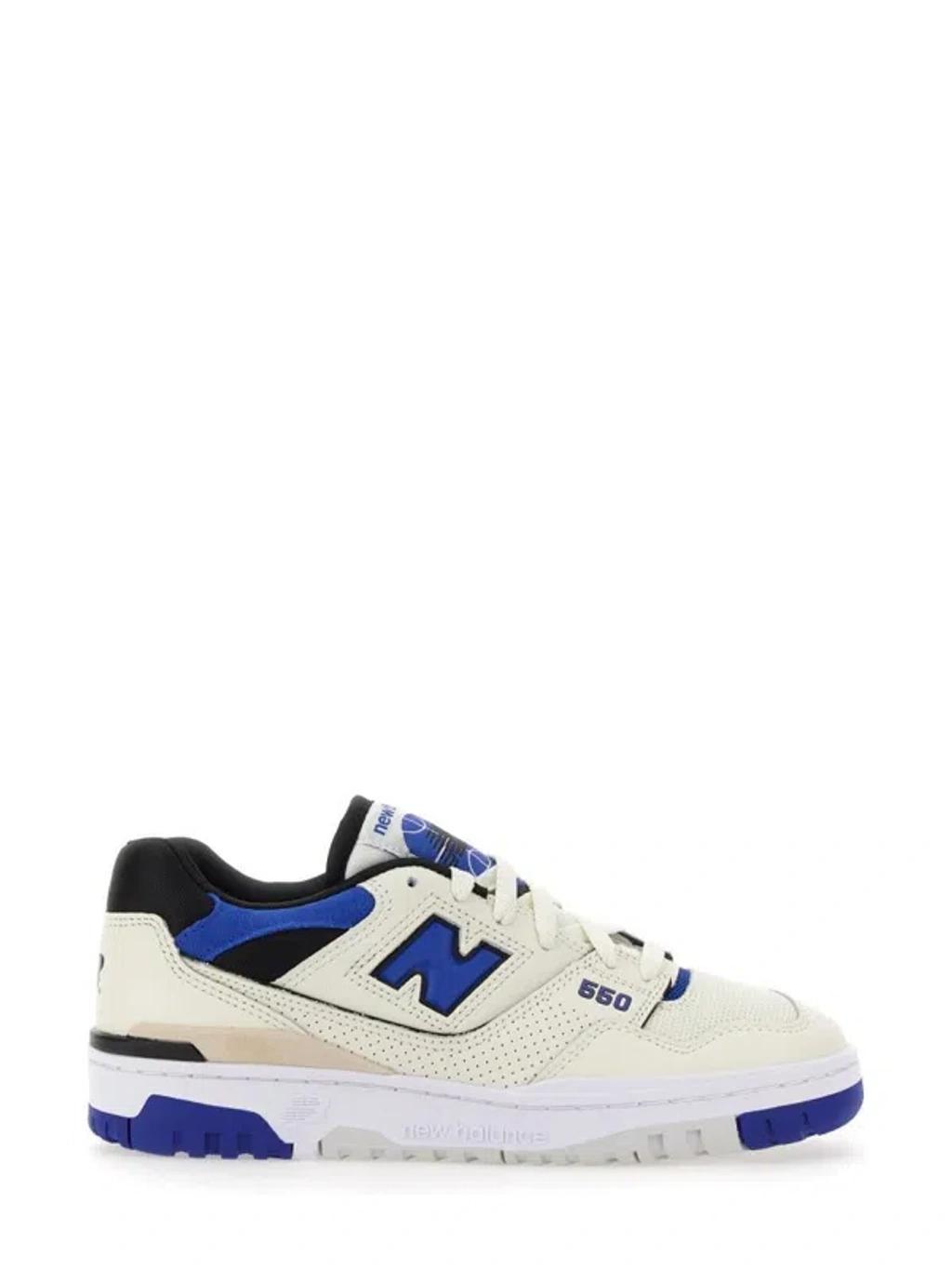 NEW BALANCE Low Men's Shoe 550 Sea Salt/team Royal Product Image