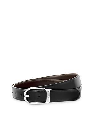 Montblanc Horseshoe Buckle Reversible Leather Belt Product Image