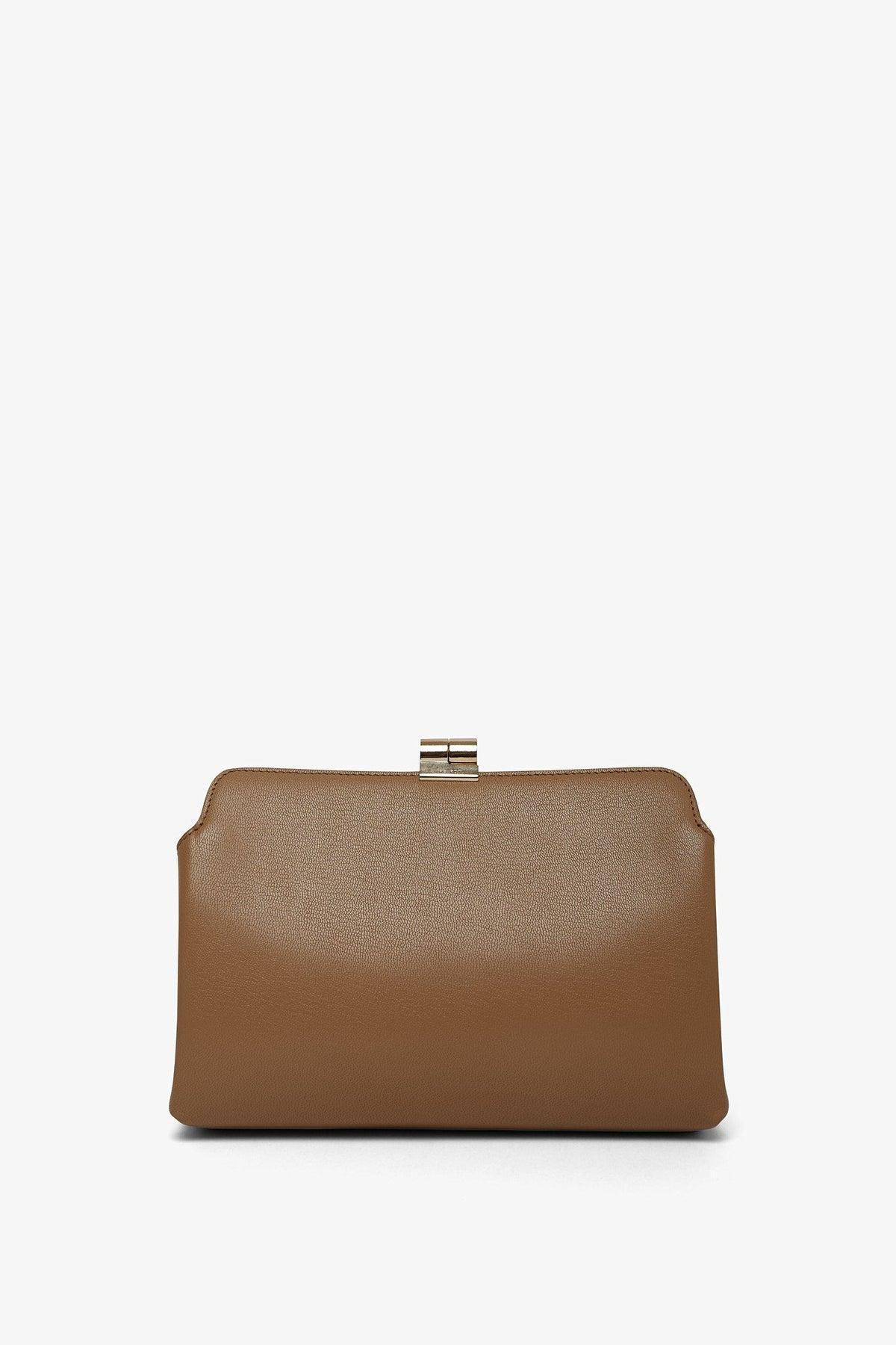 THE ROW Amazon Clutch In Raisin Shg Product Image