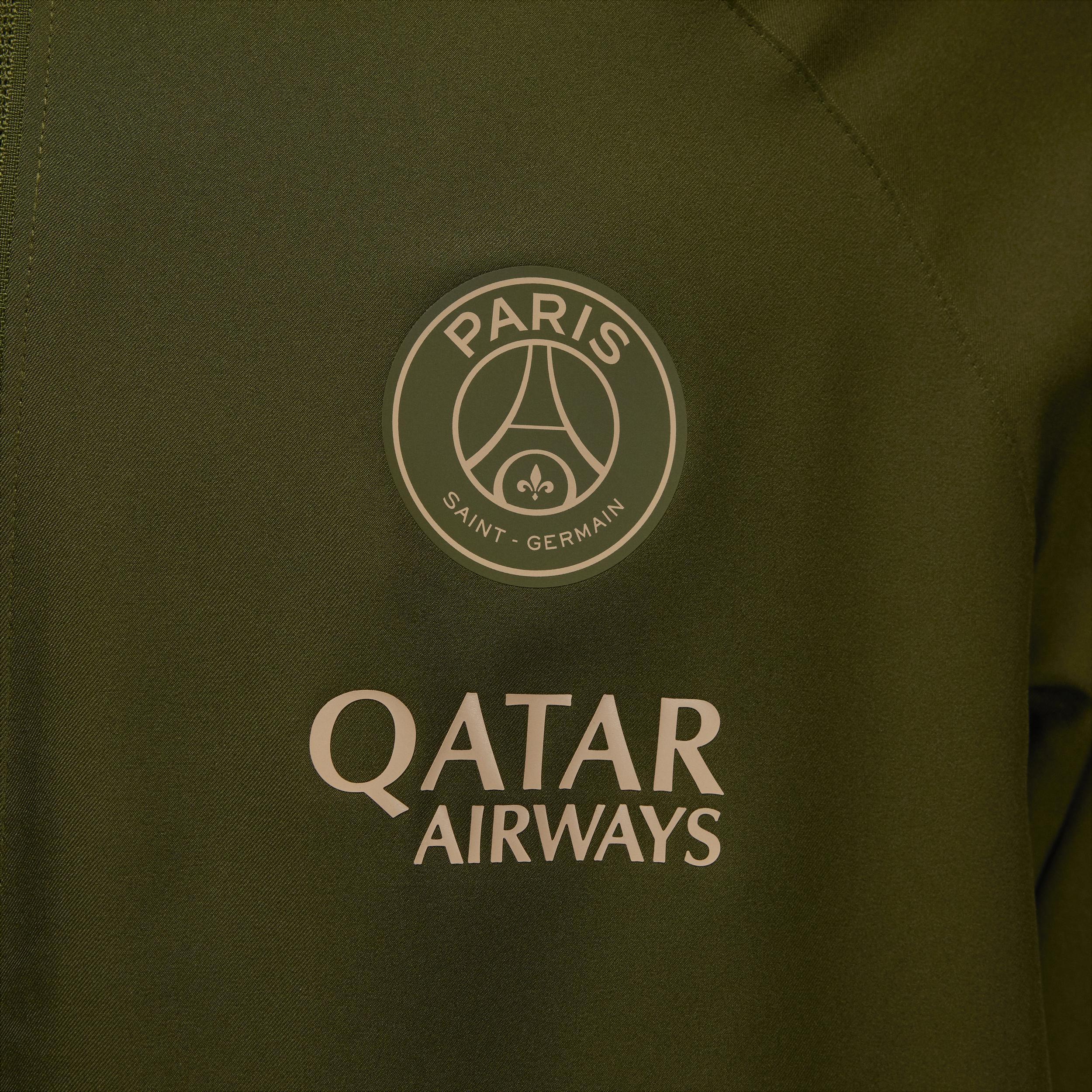 Mens Jordan Brand  Olive Paris Saint-Germain 2023/24 Fourth Strike Full-Zip Track Jacket & Pants Set Product Image