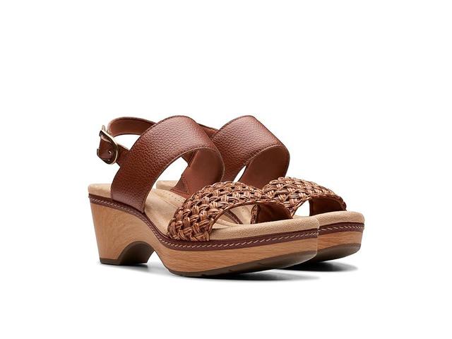 Clarks Seannah Step Leather) Women's Sandals Product Image